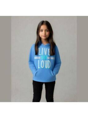 Girls 10/12 Hoodie and Velour Pants Bundle